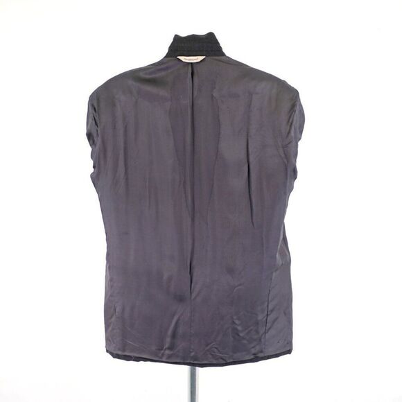 Pronto Uomo Lessona Natural Stretch Super 100s Worsted Wool Gray 42R Basketweave - Picture 14 of 14